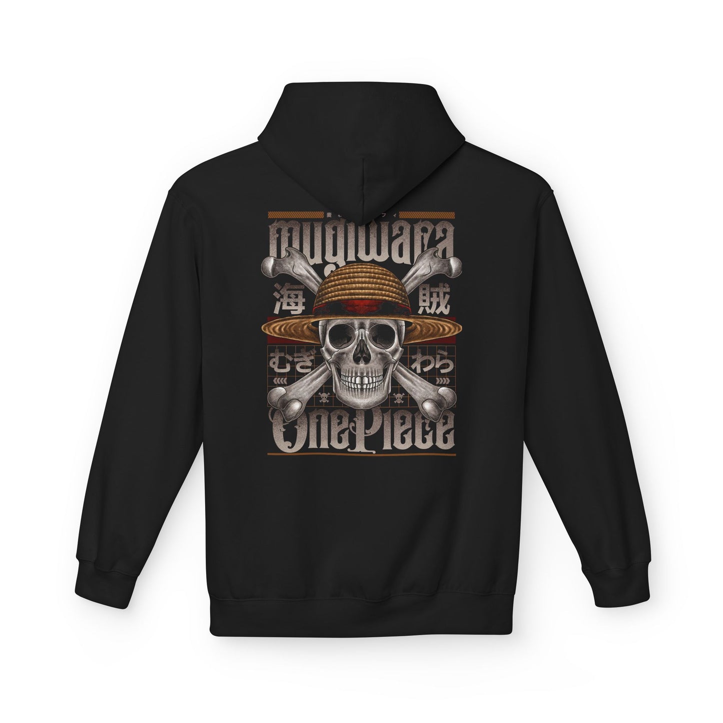 One Piece Straw Hat Skull Unisex Hoodie — Anime Pirate Crew Hoodie