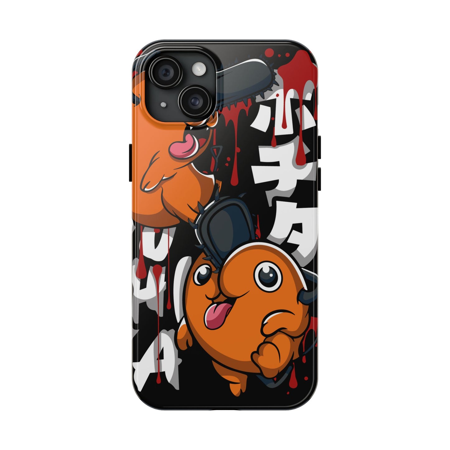 Chainsaw Man | Anime Tough Phone Case with Playful Characters