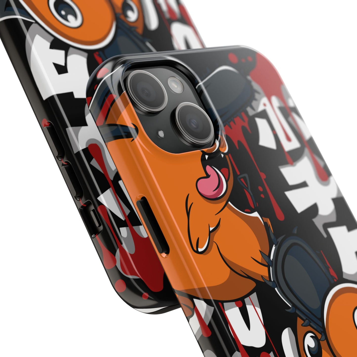 Chainsaw Man | Anime Tough Phone Case with Playful Characters