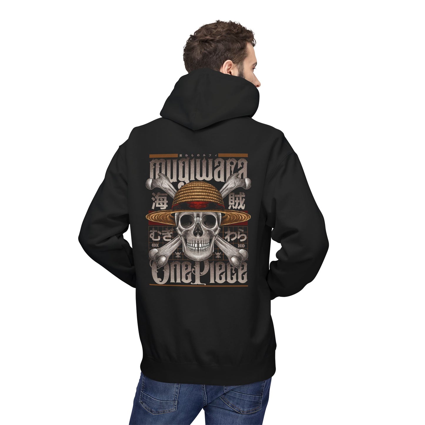 One Piece Straw Hat Skull Unisex Hoodie — Anime Pirate Crew Hoodie