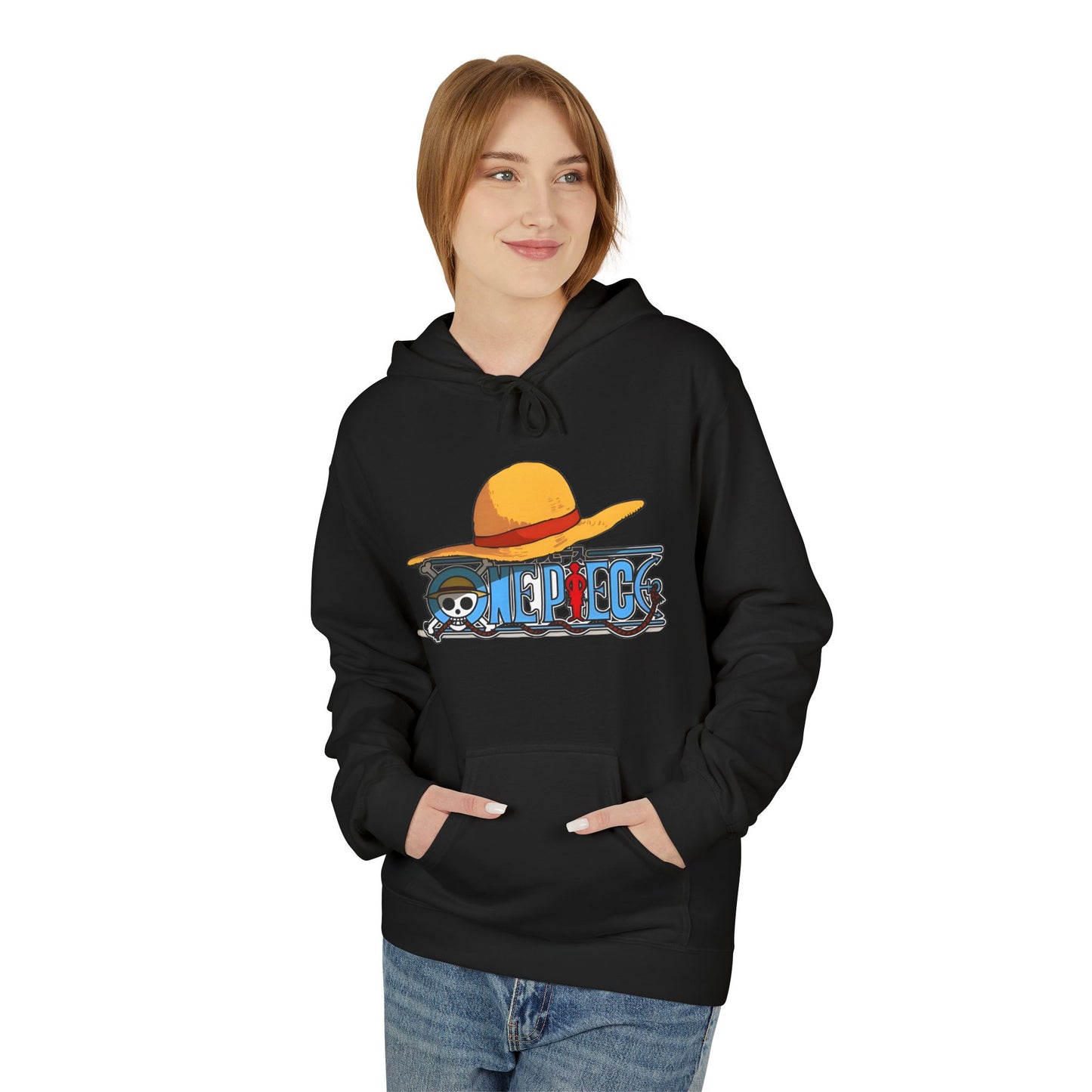 One Piece Luffy Graphic Hoodie — Straw Hat's Gear 5