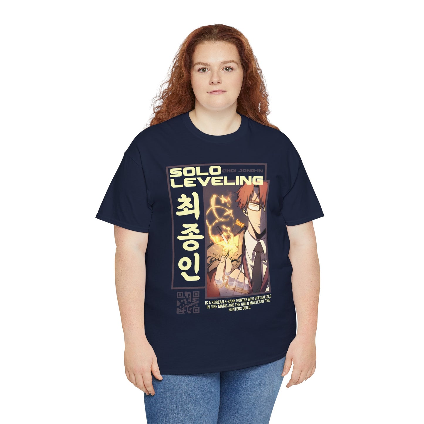 Solo Leveling Graphic Tee - Unisex Heavy Cotton T-Shirt