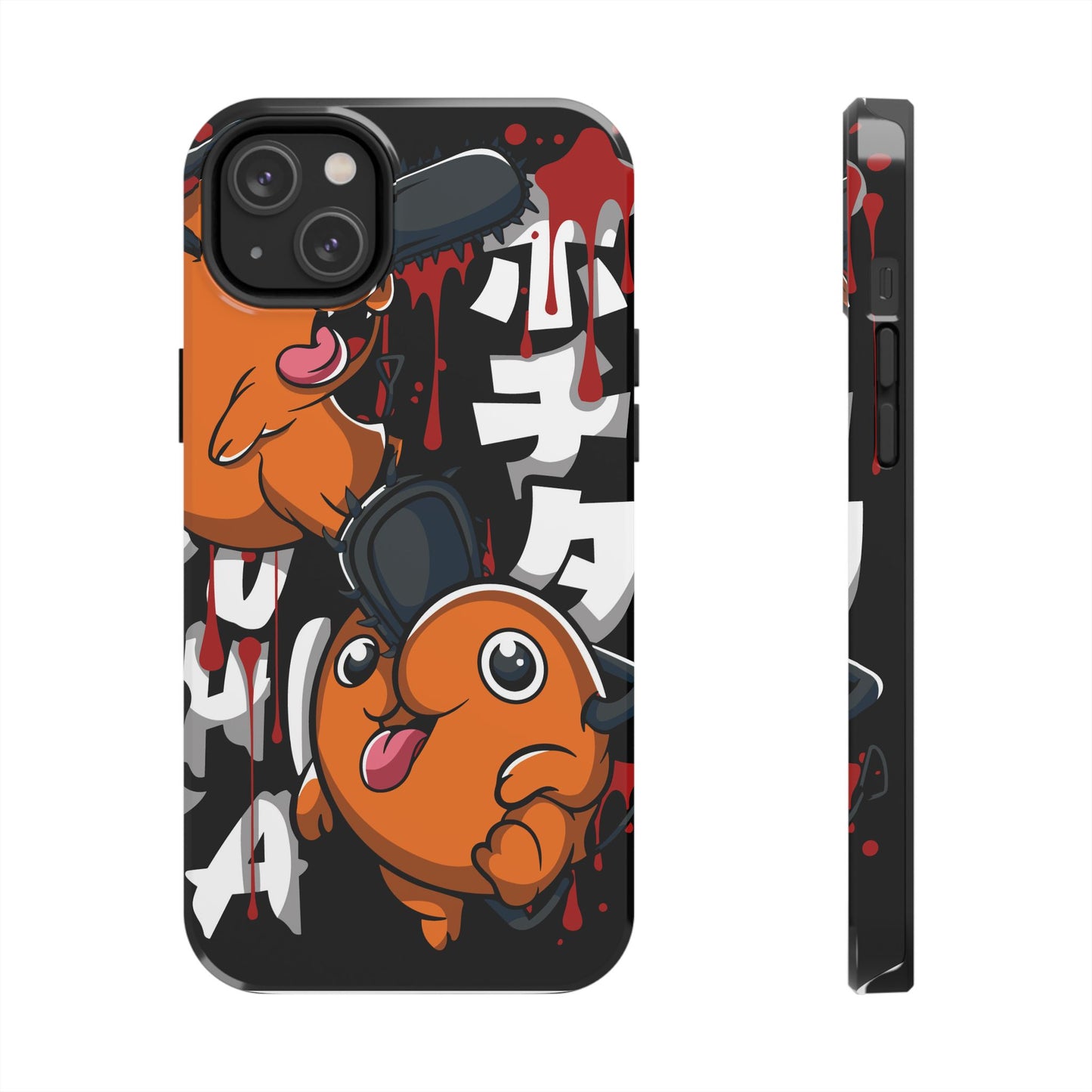 Chainsaw Man | Anime Tough Phone Case with Playful Characters