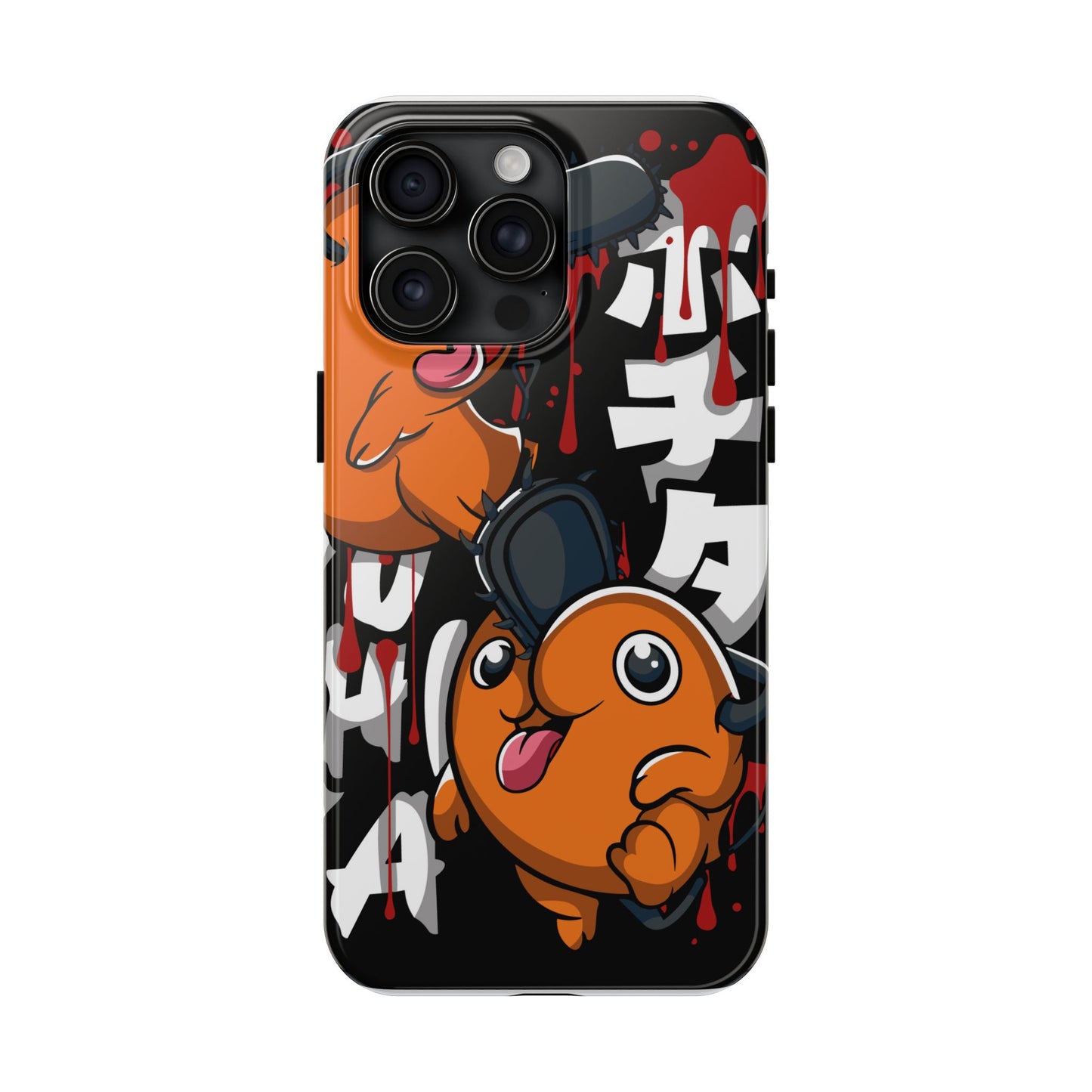 Chainsaw Man | Anime Tough Phone Case with Playful Characters