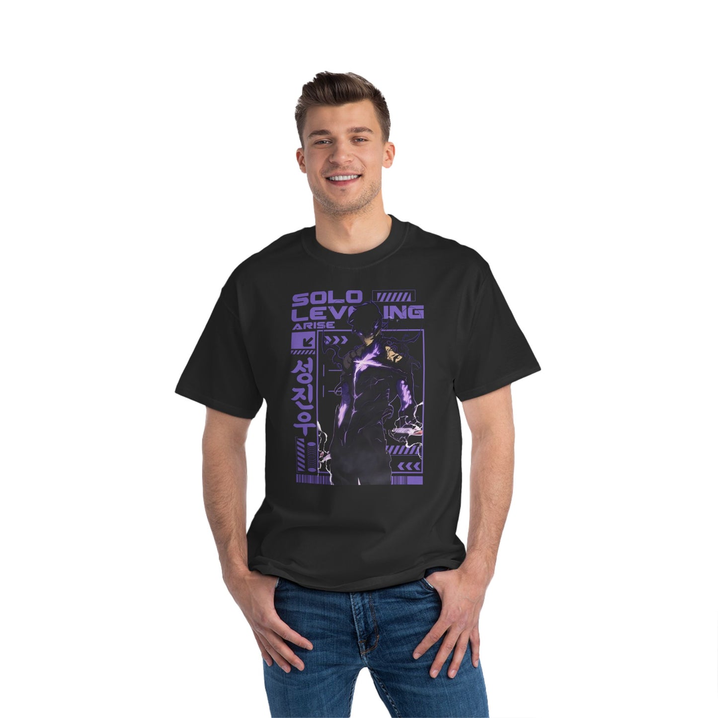 Solo Leveling Arise Beefy-T® Short-Sleeve T-Shirt - Stylish Graphic Tee for Anime Fans