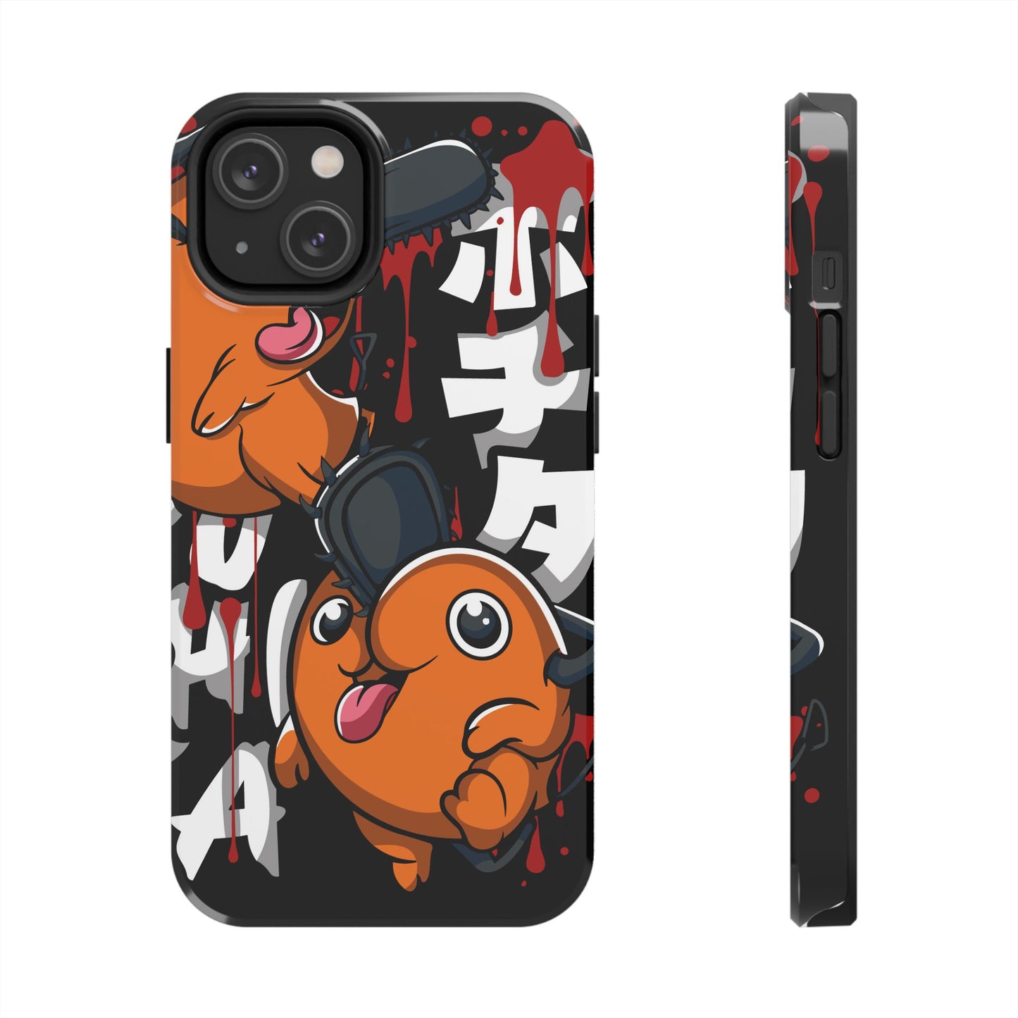 Chainsaw Man | Anime Tough Phone Case with Playful Characters