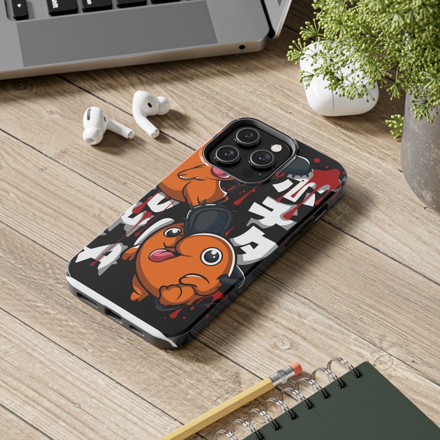 Chainsaw Man | Anime Tough Phone Case with Playful Characters