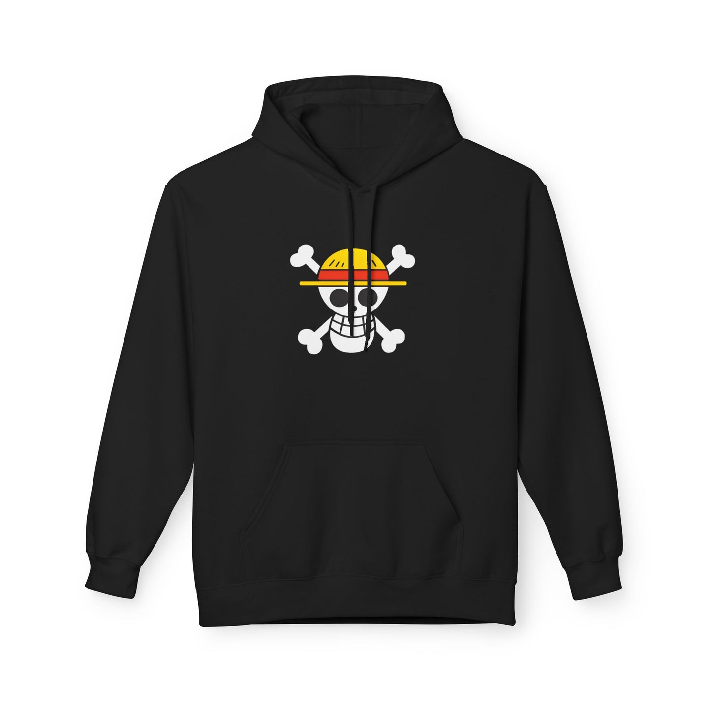 One Piece Straw Hat Skull Unisex Hoodie — Anime Pirate Crew Hoodie