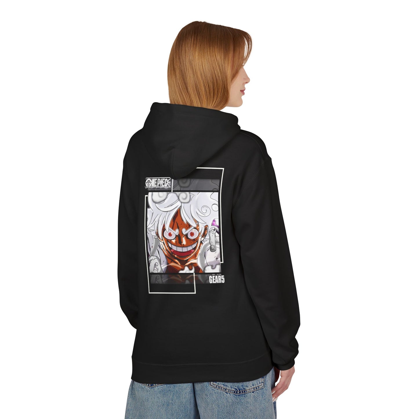 One Piece Luffy Graphic Hoodie — Straw Hat's Gear 5
